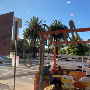 Parklet from window seat