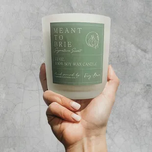 Complete your experience with a scented wax candle by Culture Candle Co