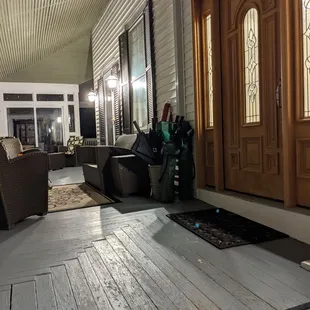 Wrapped around porch