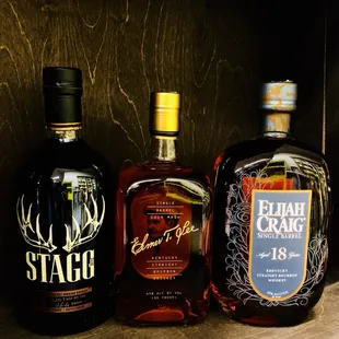 Now available! #figtreeliquor #whiskeystore #whiskey -Stago JR -Elmer T. Lee
-Elijah Craig Single Barrels Aged 18yrs.