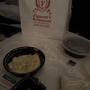 Delivery??? White bread from they probably got from the grocery store and the inedible crab ravioli