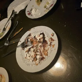 Emptying plates as fast as they come!