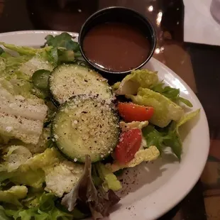 Yummy salad ( no onion) homemade balsamic