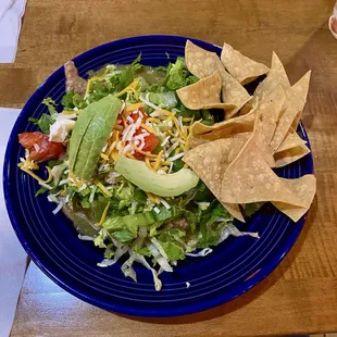 Tostada that was on the specials menu for the day.