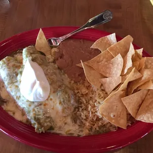 Cheese Enchilada Plate