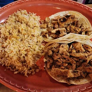 Chicken Tacos.