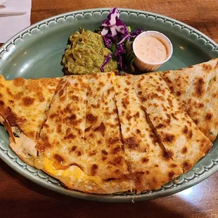 Shrimp Quesadilla.