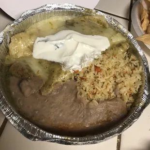 Taco Enchilada Plates