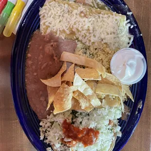 Chile Verde Enchiladas