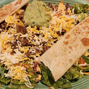 Chop chop salad with beef