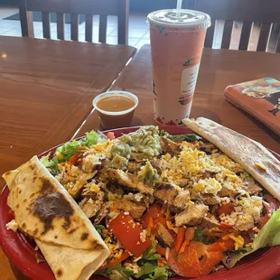 Chicken Chop Chop! Dressing on the side