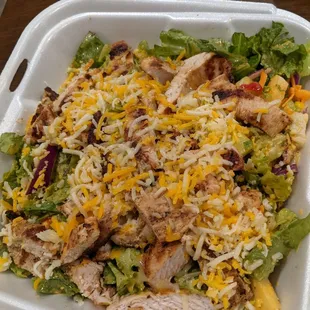 Chop chop salad with chicken to go