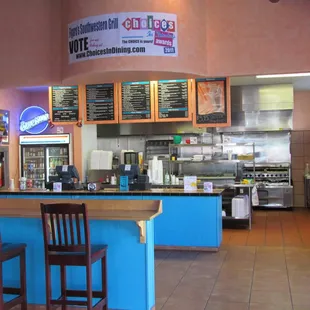 Step 1 Order at the register. Step 2 See your dish being in our open kitchen..