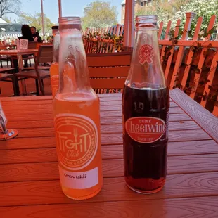 Cheerwine and Oren Ishii. Cheerwine is classic soda that I haven&apos;t had since a kid. Oren Ishii hit with a strong punch and not too sweet.
