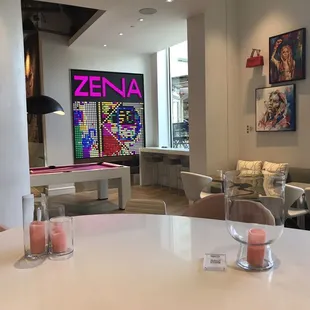 sushi and sashimi, interior