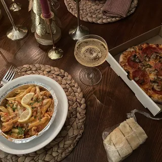 Pepperoni and Mushroom Pizza