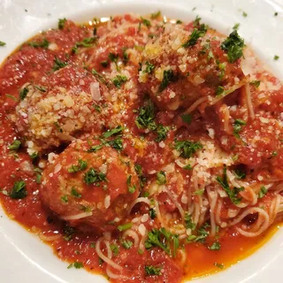 "Old School" Spaghetti and Meatballs