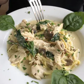 Lemon Chicken in Parmesan Cream