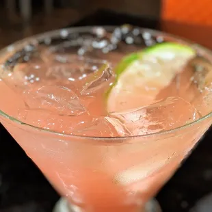 Blood Orange Margarita. Lunazul Tequila, blood orange sour, triple sec. $7.50.