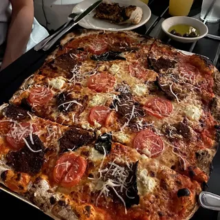 Crispy Eggplant Pizza