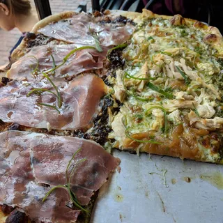 Roasted Pulled Chicken Pizza