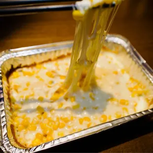 Cheese corn taste great!