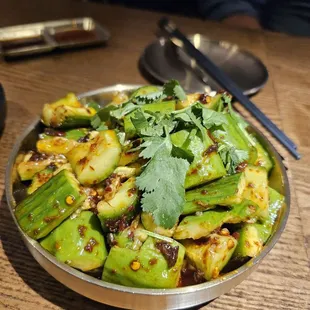 Garlic Cucumber Salad