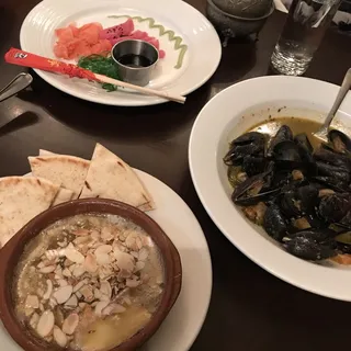 Steamed Mussels