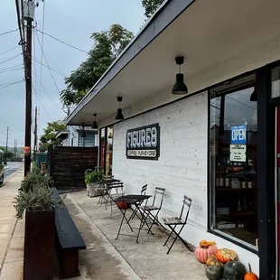 Outside seating