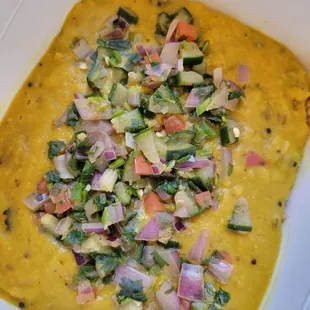 Mango lentil Dahl