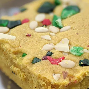 Sweets, forgot the name of this but remember they said it wasn't Barfi