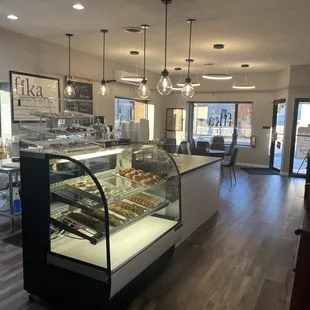 the interior of fika coffee