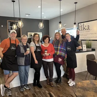 Soft open 2/24/2023, great friends who have helped us start living our dream!