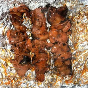 Pork skewers