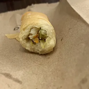 All wrapper and no filling.