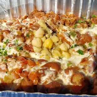 Foule mudammas ($10), vegan by default. Fresh but not as savory as Ethiopian versions. Decent, but felt like it's missing something.