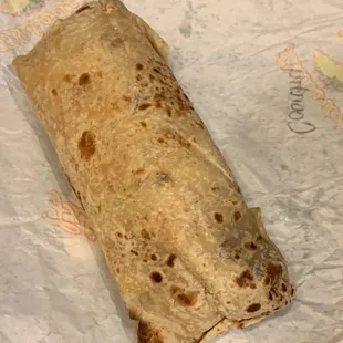 Country (potato, eggs, and cheese) burrito