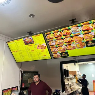 a man standing at the counter