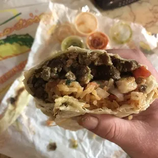 Surf and Turf Burrito