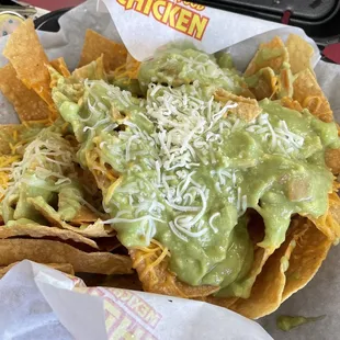 Chips with guacamole
