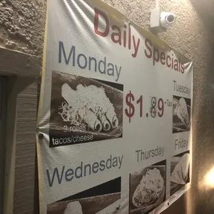  sign for a restaurant