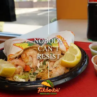 a plate of food on a table