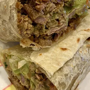 Carne Asada burrito