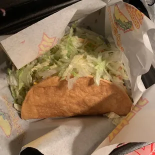 Two chicken tacos...Yum!!