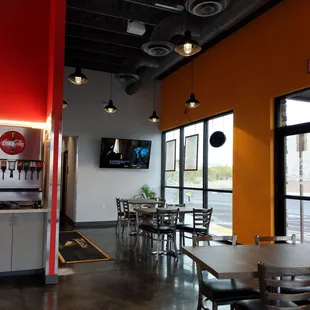 the interior of a restaurant