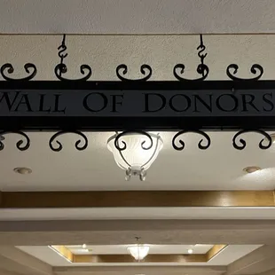 Hall of Honorary Donors