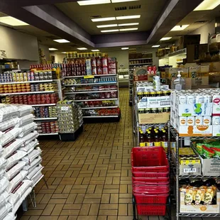 Market in restaurant