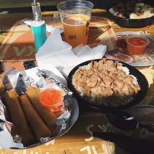 Lumping $5 for 3. Adobo small $7