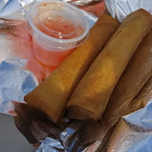 Pork Lumpia included with Combo Plate.