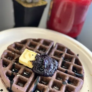 ube waffle w/ube jam